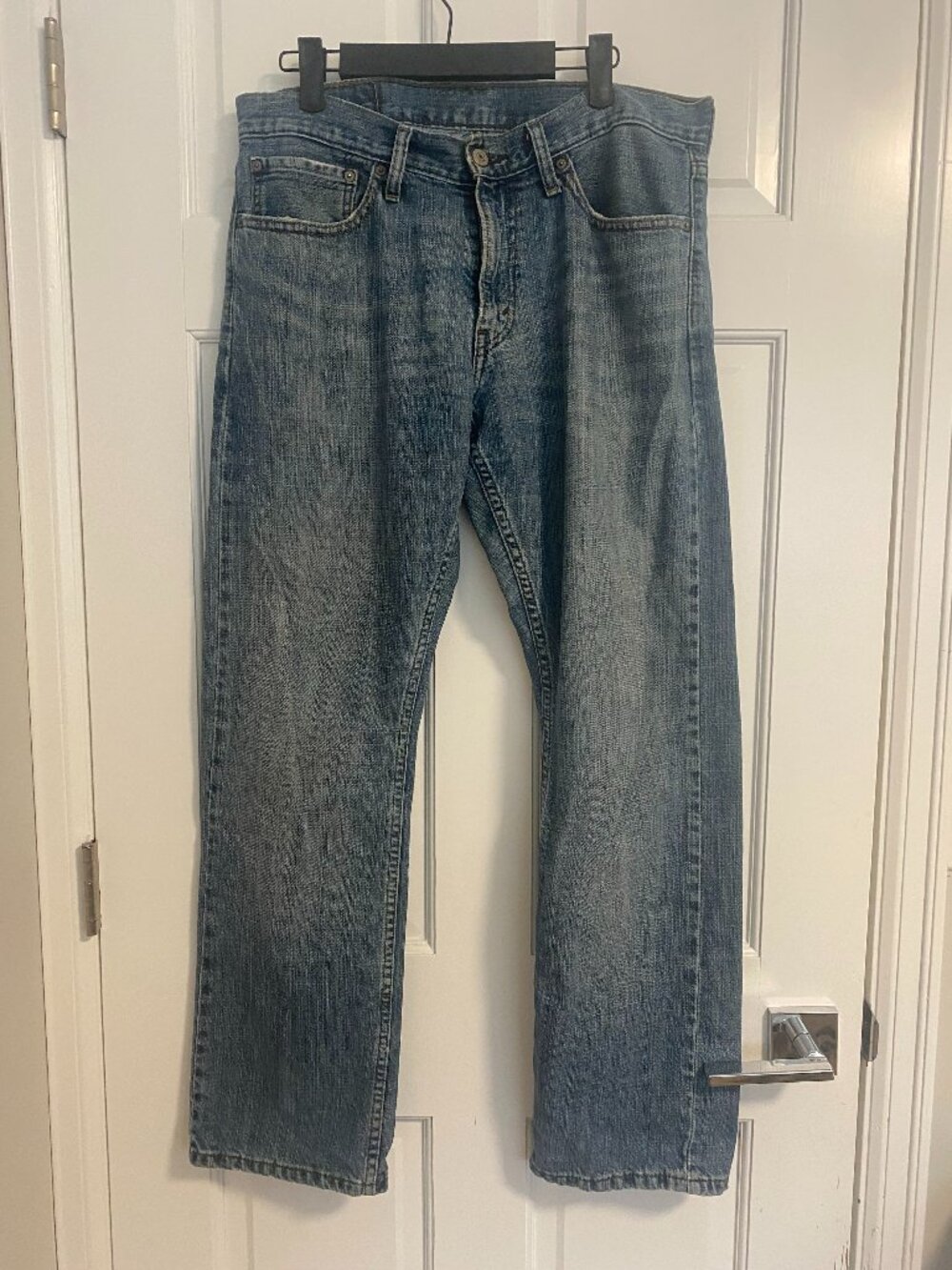 Levi's 514 Jeans Mens 32x30 BlueStraight Fit Medium Wash Denim Casual Pant